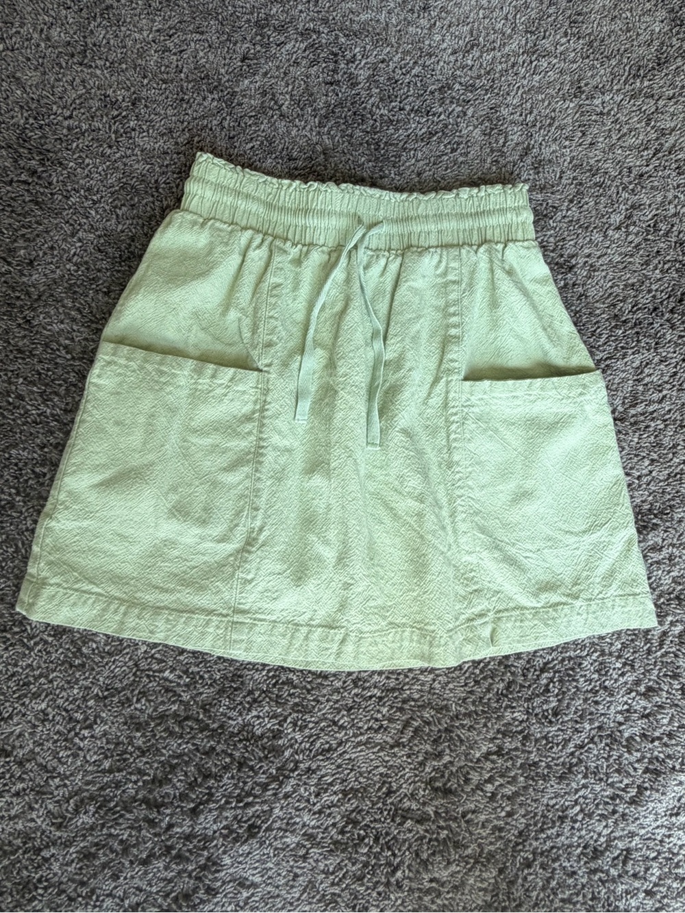 Urban Outfitters Mint Green Drawstring Skirt